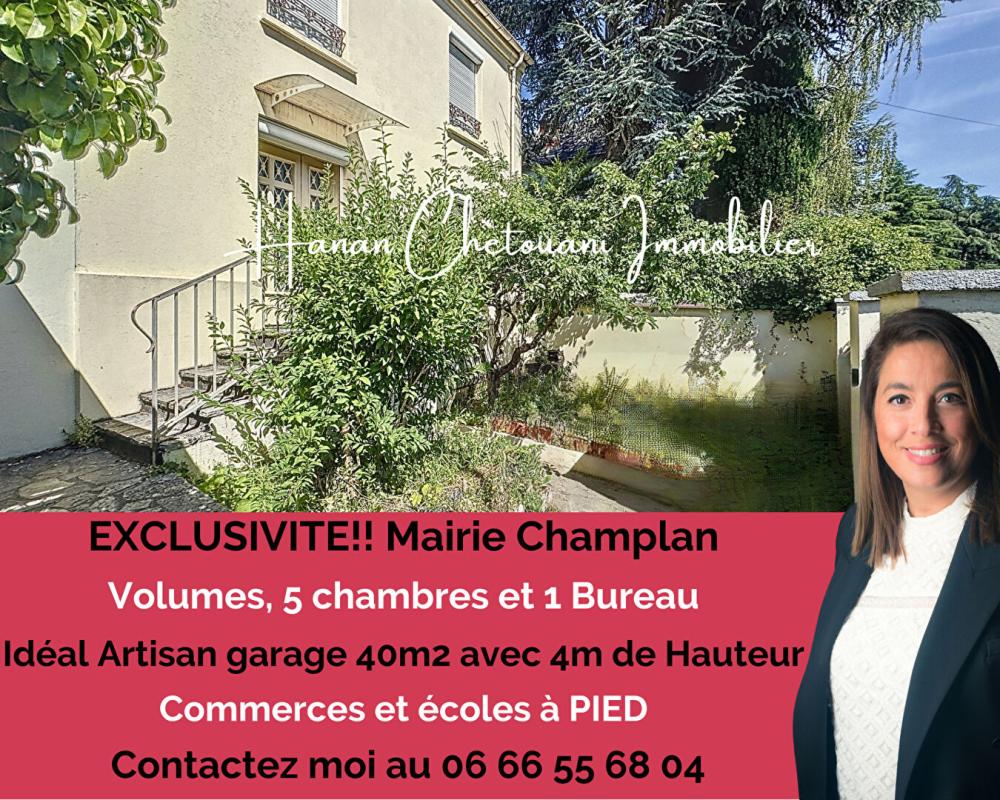 Vente Maison Maison familiale 6 chambres  Volumes exceptionnels, DPE C et garage XXL de 40 m2 Champlan