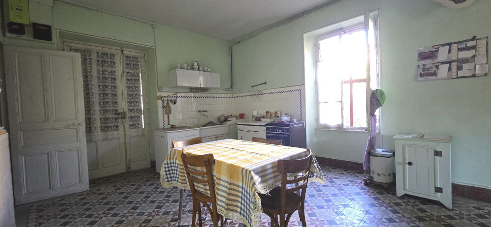 Ardèche - Vallée de l'Eyrieux - St Sauveur de Montagut - Maison en pierres de 138m² habitables - 4 chambres - Garage 54m²