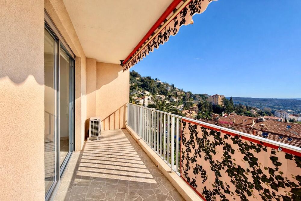 Vente Appartement Appartement traversant Grasse 2 pièces 60 m2 terrasse vue panoramique et mer, parking et cave Grasse