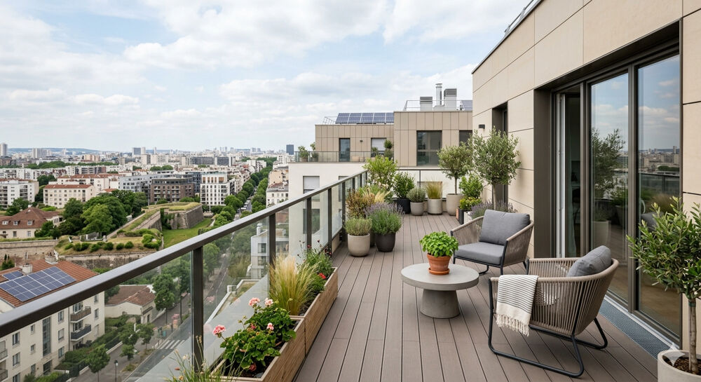 Vente Appartement - RARE T4 EN DUPLEX en DERNIER ETAGE avec BALCON, TERRASSE et PARKING, PROCHE MÉTRO Aubervilliers