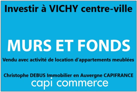 Rare affaire &agrave; saisir, un immeuble &agrave; vendre (SCI et SARL) VICHY centre-ville (03) 1550000 03200 Vichy