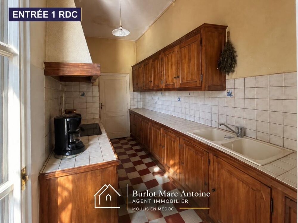 MOULIS-EN-MÉDOC  MAISON BOURGEOISE À DIVISER  PROJET INVESTISSEUR 4 À 5 LOGEMENTS
