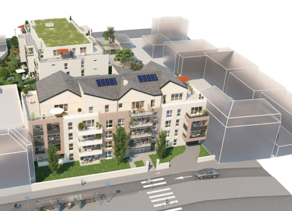 Vente Appartement appartement à vendre 5 pièces METZ (57) avec terrasse de 65 m² et parking en sous-sol Metz