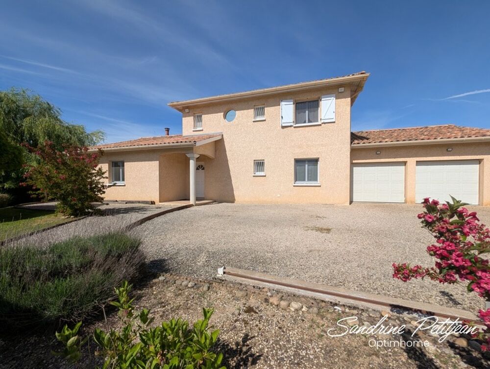 Vente Maison COUP DE CŒUR Maison à vendre 140 m², 4 chambres, double garage, terrain 1500 m² avec piscine et jacuzzi Amberieux en dombes