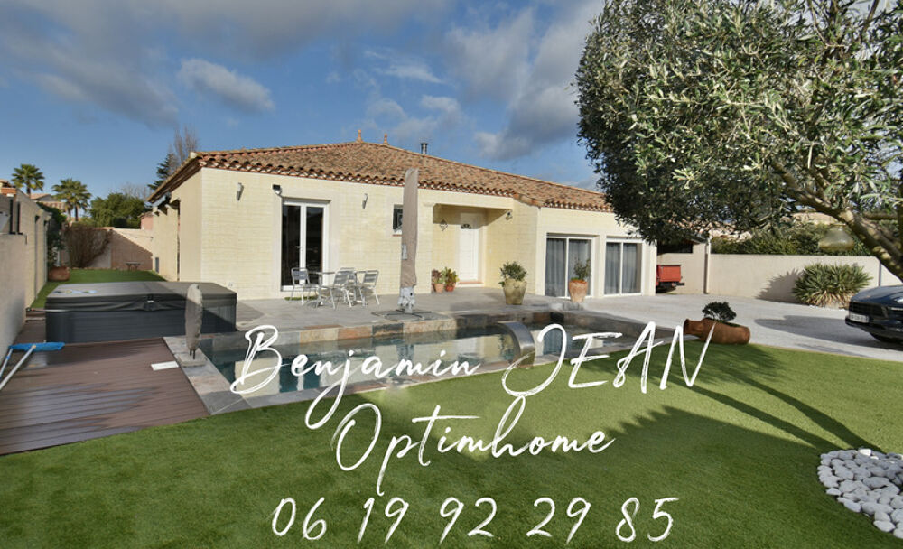 Villa contemporaine de plain-pied avec prestations haut de gamme  Sauvian