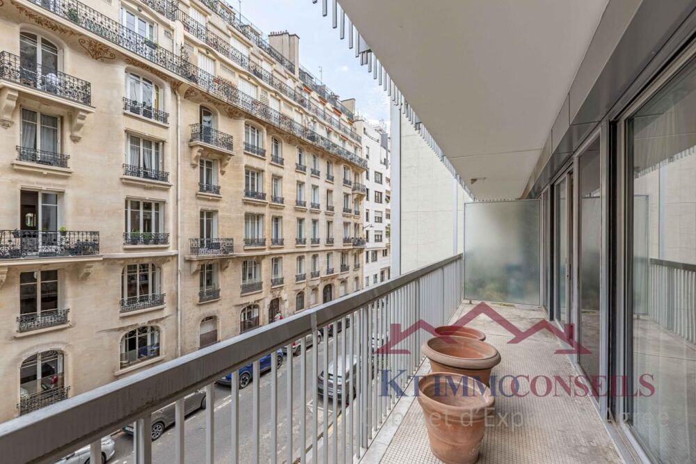 Vente Appartement EXCLUSIVITÉ PARIS 16ème   64 m2 Traversant avec Grand Balcon Paris 16