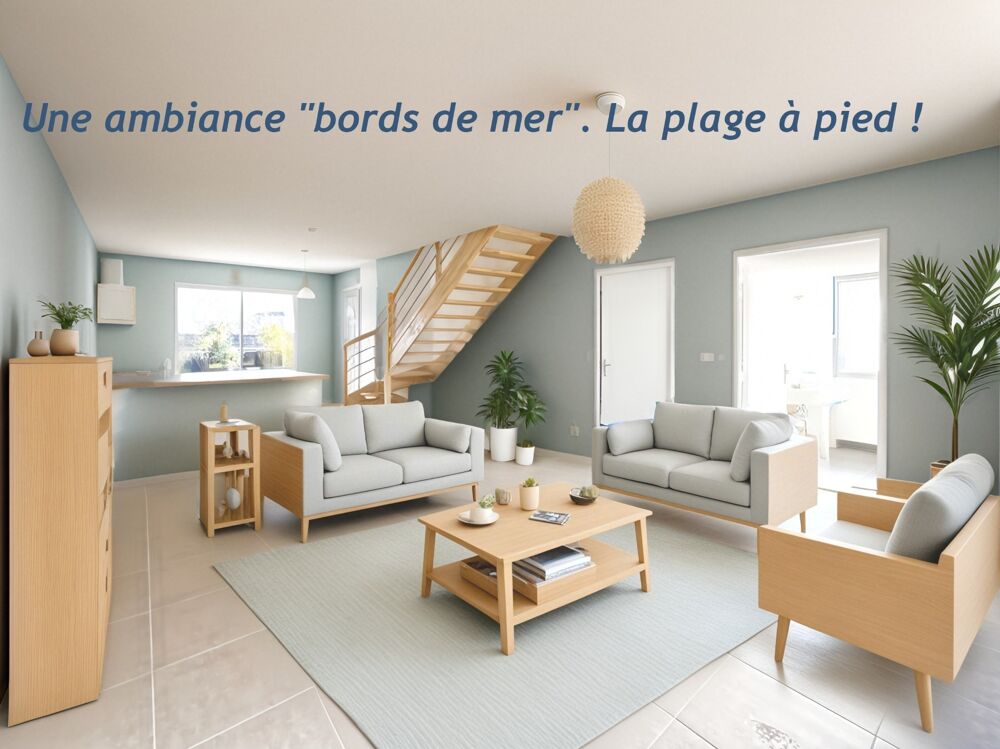 Vente Maison SAINT MARC SUR MER - PLAGE A PIED - MAISON LOFT 3 CHAMBRES - GARAGE & PARKING - LIVRAISON PRINTEMPS Saint marc sur mer