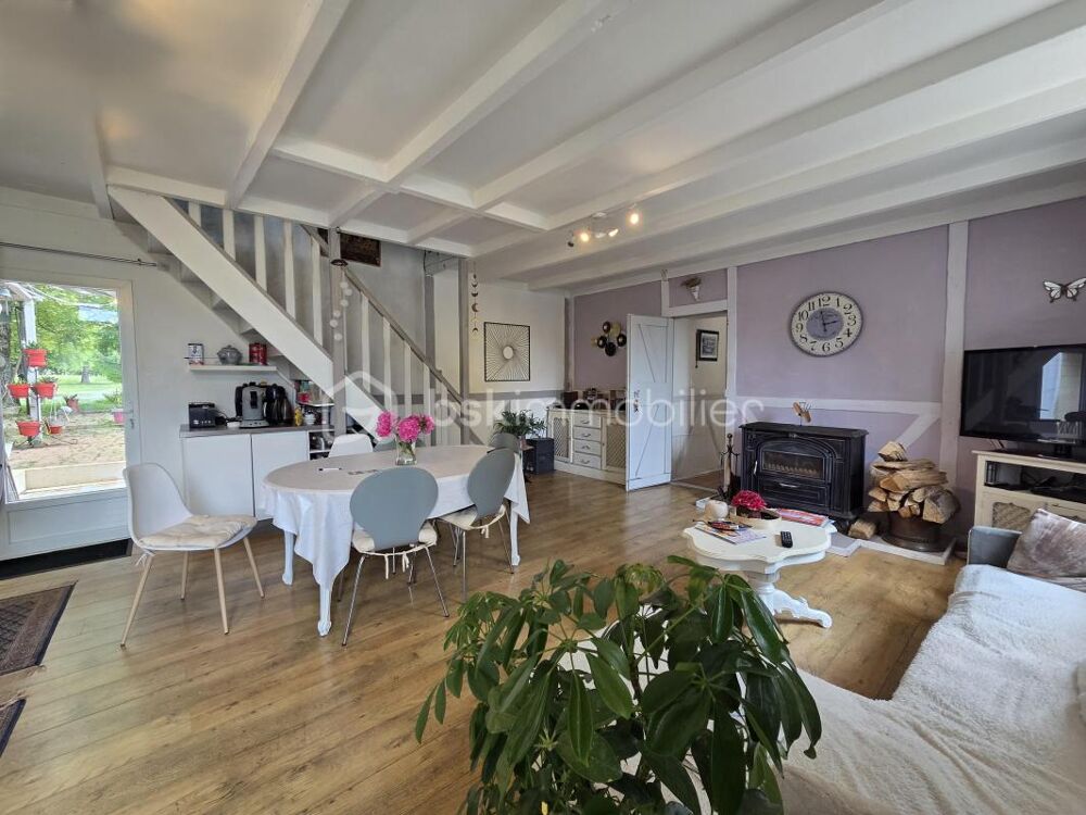 Vente Maison Longère de charme rénovée – Un havre de paix où authenticité et confort se rencontrent Saint saviol