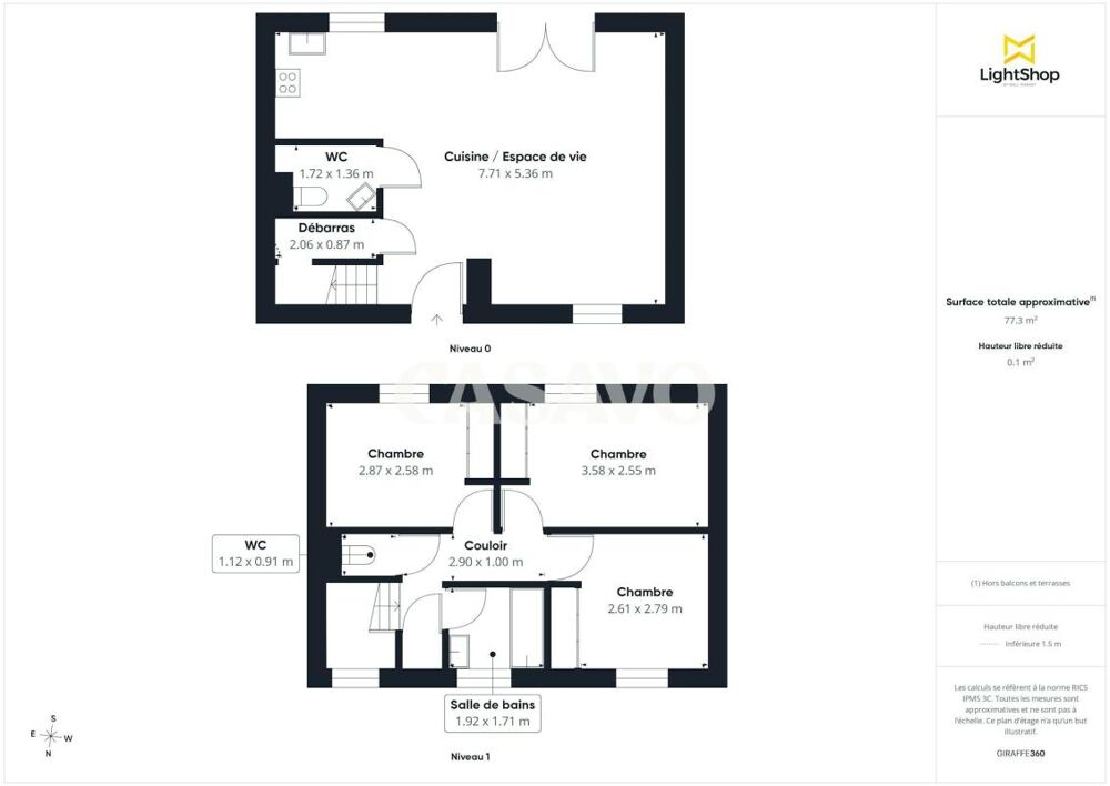 Location maison 4 pièces avec 2 stationnements - Vénissieux - 69200
