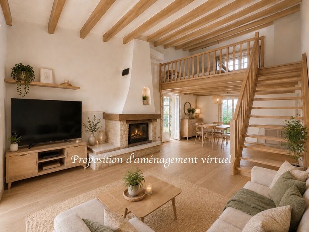 Aigrefeuille d'Aunis, maison de plain-pied avec piscine, garage de 80 m² et bureau indépendant