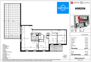  Appartement  vendre 4 pices 85 m