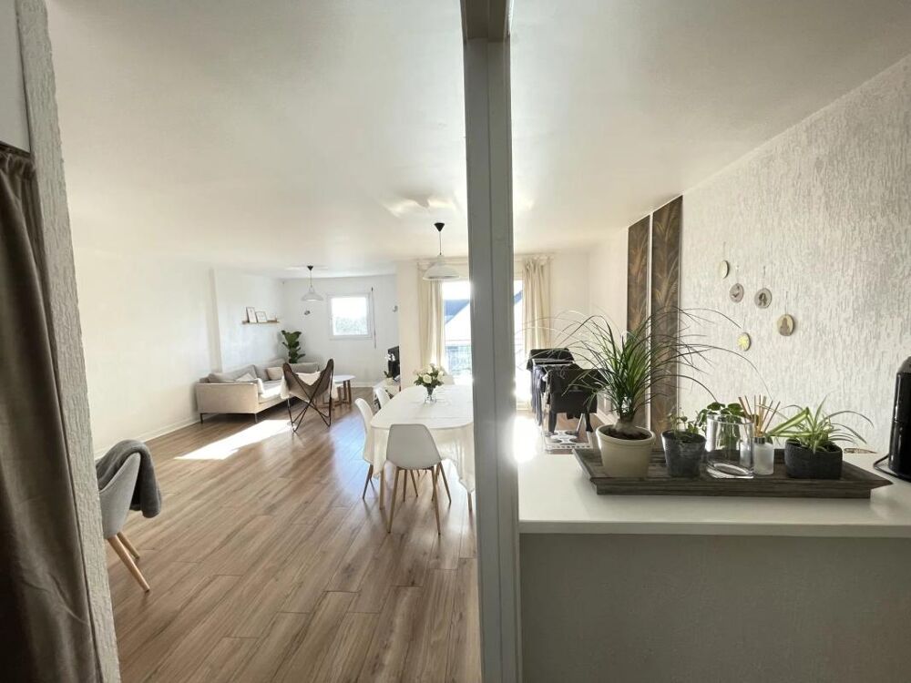Vente Appartement T3 87 m² + 2 balcons 5 et 6 m² + 2 Parkings privés + cave – 2ème – Vannes ouest - Pieces de vie 42 m² Vannes