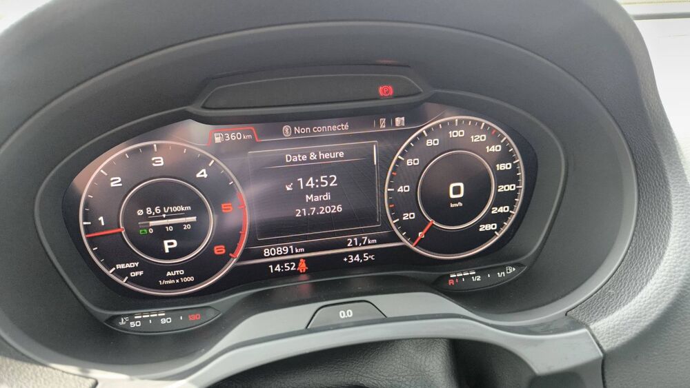 A3 2.0 TDI 150 S-Tronic6 Design Luxe 2017 occasion 20243 Prunelli Di Fiumorbo