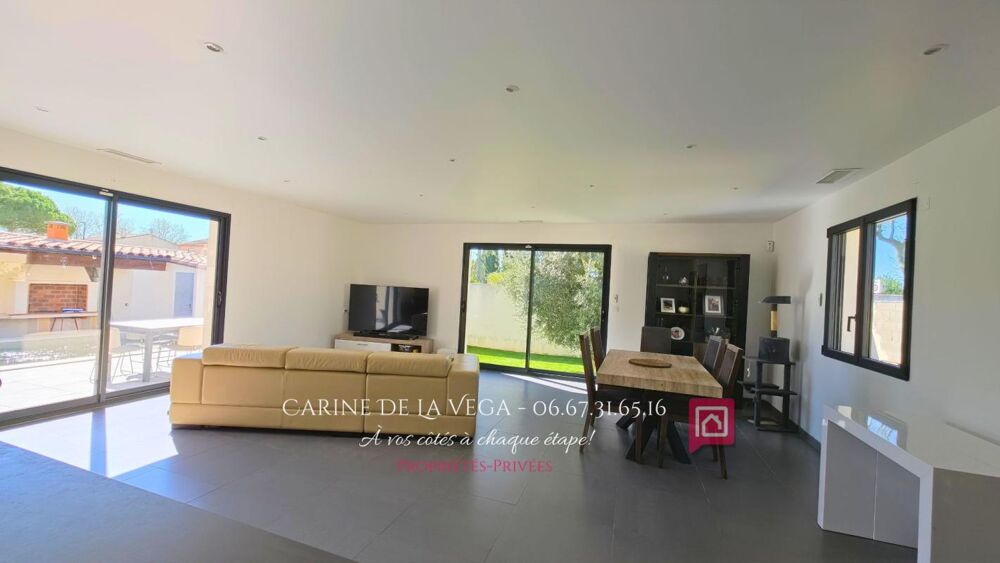 Vente Villa Villa contemporaine plain-pied de 127m² avec piscine à deux pas de Pézenas Tourbes