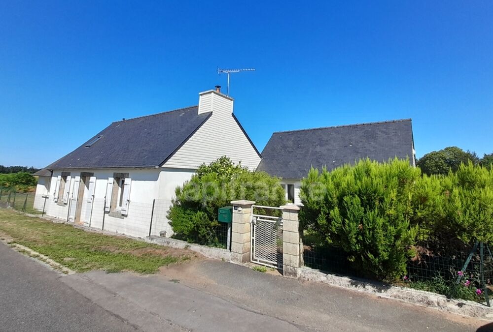 Maison à vendre 4 pièces PLOGONNEC (29180)- parcelle de 1561m2- surface habitable 107.33m2- 2 chambres-1 bureau-2 salles d'eau-1