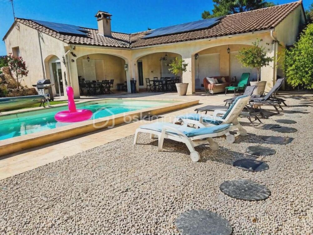 Vente Maison Aubais : Propriété  vue Pic Saint-Loup – Villa + 3 Studios (Rentabilité 7,1%) Aubais