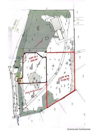  Terrain � vendre 950 m�