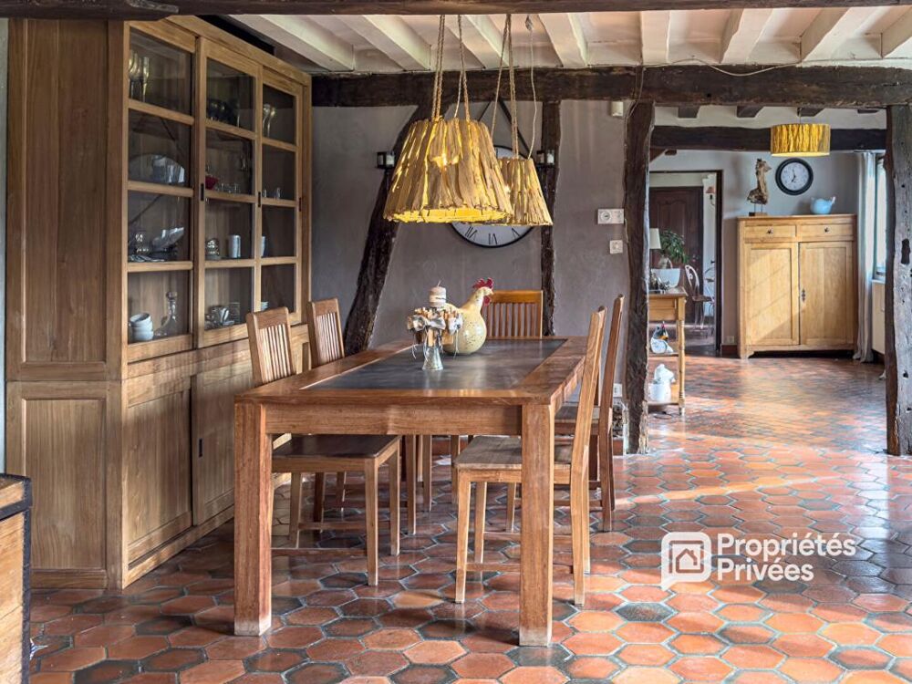 Vente Maison MESNILS-SUR-ITON LONGÈRE DE 160 m², PISCINE, DÉPENDANCES, CADRE BUCOLIQUE - 310 000  HAI Mesnils sur iton