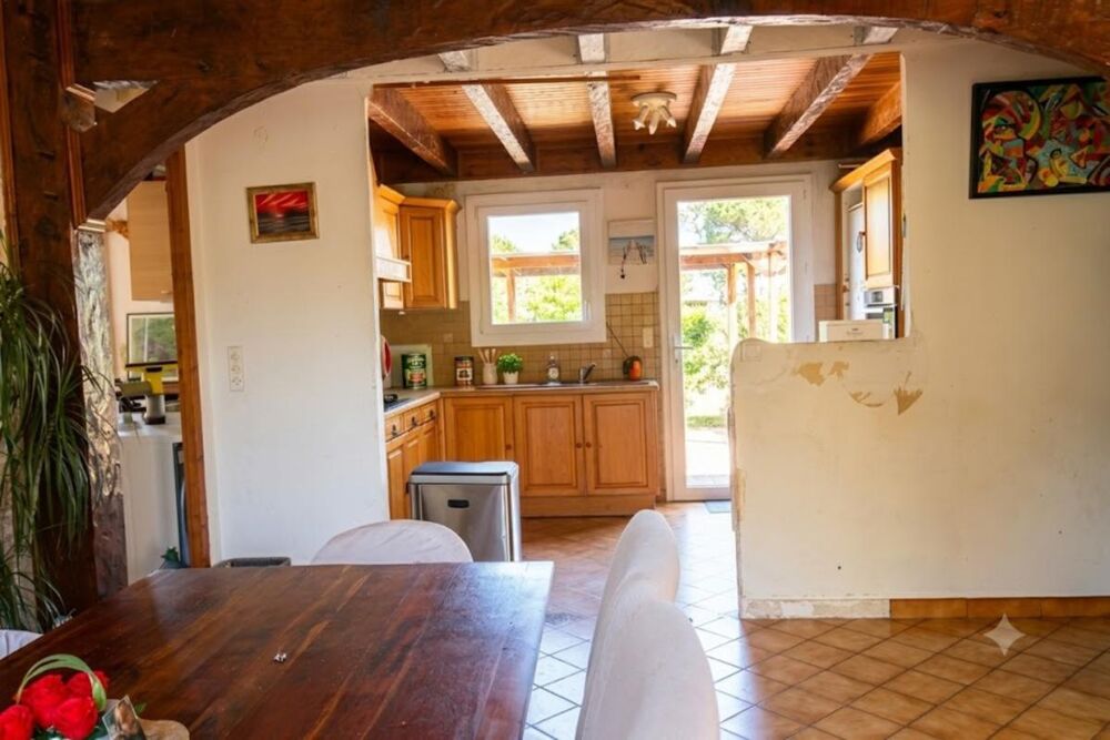 Maison bois type chalet 125 m² sur terrain de 5 110 m² divisible - ONESSE-ETR-LAHARIE