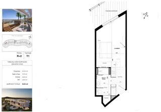  Appartement � vendre 1 pi�ce 35 m�