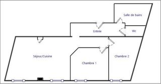  Appartement  vendre 3 pices 88 m