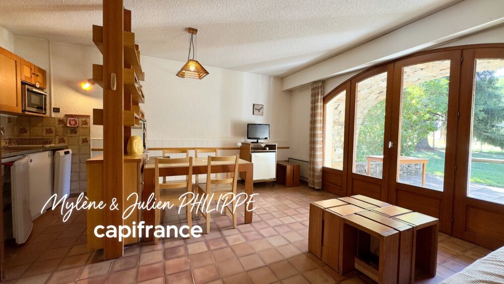 Location Appartement À LOUER – T2 meublé avec jardin privatif et terrasse - ANCELLE (05) Ancelle
