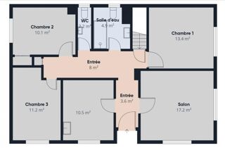  Villa � vendre 4 pi�ces 82 m�