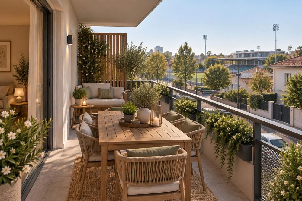 Vente Appartement T5 duplex de 116 m² avec 4 chambres et près de 30 m² de balcons Begles