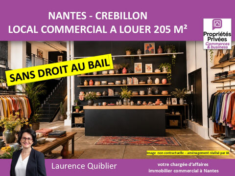 44000 NANTES - A LOUER LOCAL COMMERCIAL 205 m&sup2; 3667 44000 Nantes