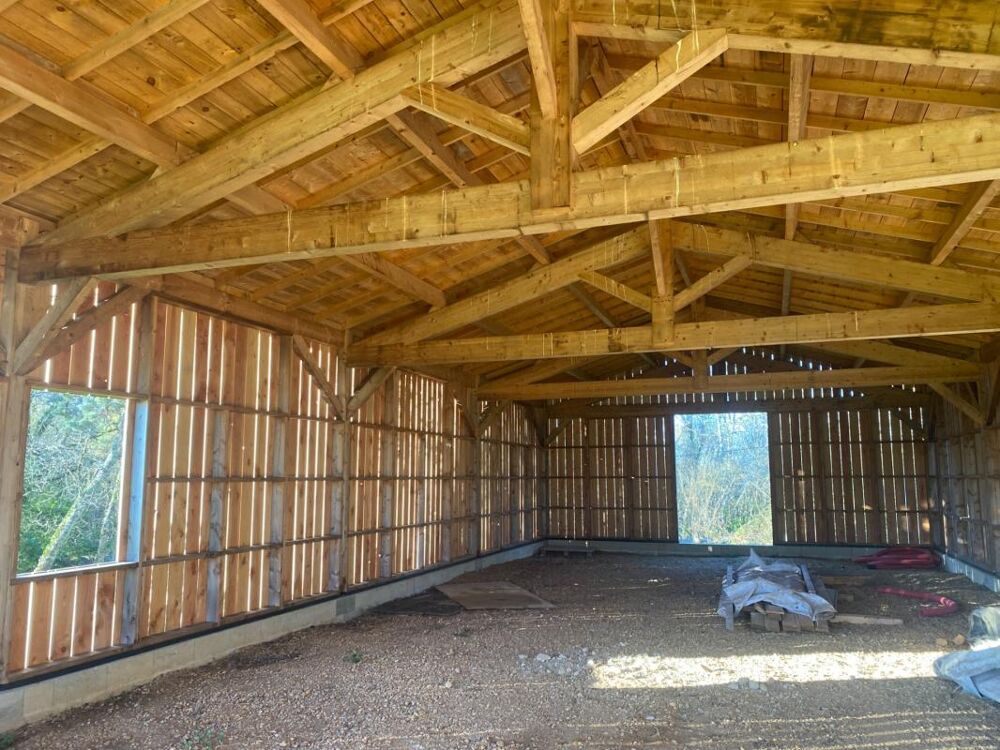 Location Autre Location hangar / grange 150 m² – Secteur Saint-Caprais – Terrain 4 000 m² + 6 000 m² zone boisée Saint caprais de bordeaux