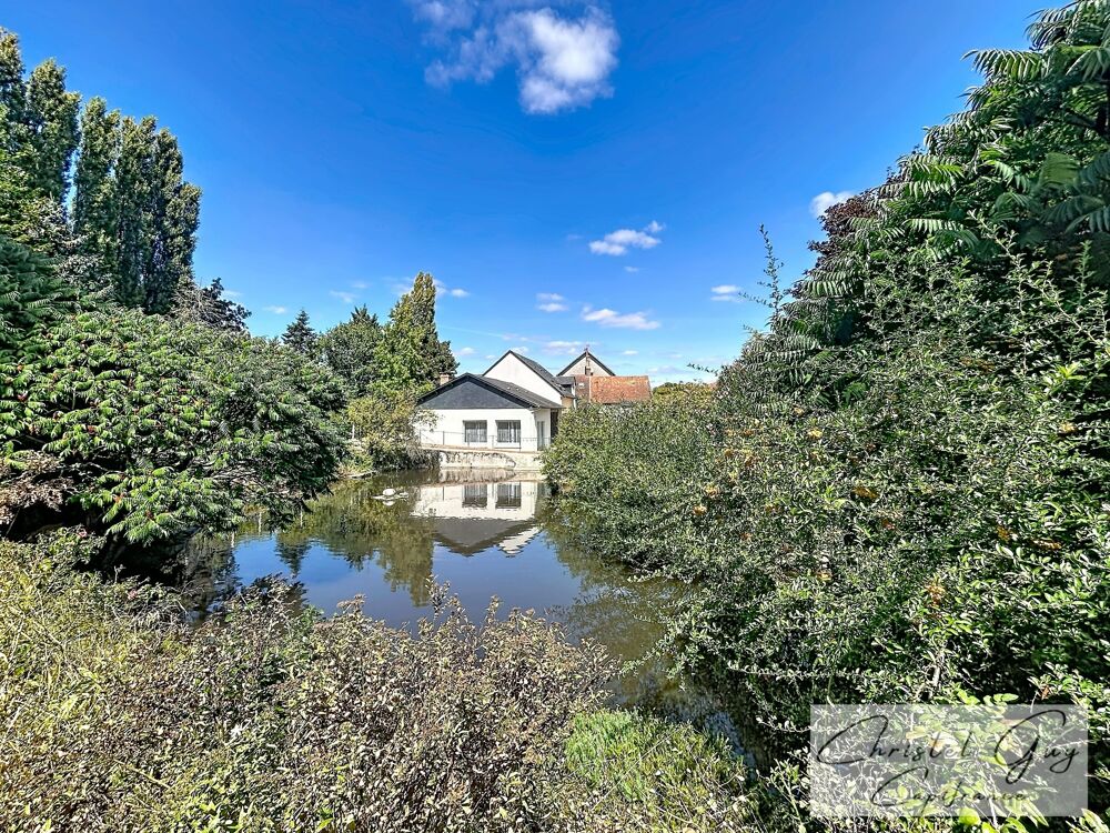 Vaas (72500) Maison sans vis à vis de 194m² sur 6500 m² de terrain, étang, garage, annexe aménageable