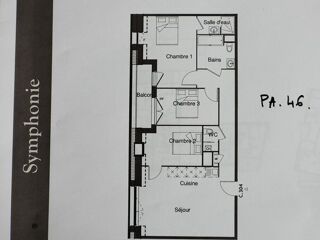  Appartement  vendre 4 pices 78 m