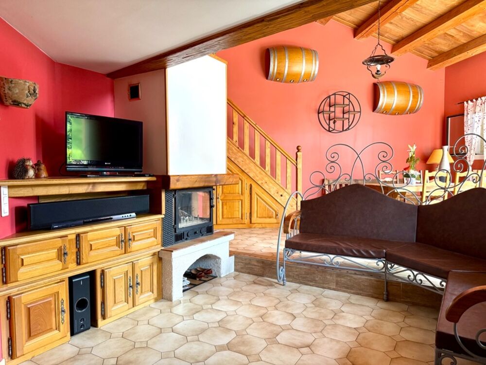 Maison familiale à vendre 4 pièces 3 chambres + bureau, terrasse et grand terrain CENDRAS (30)