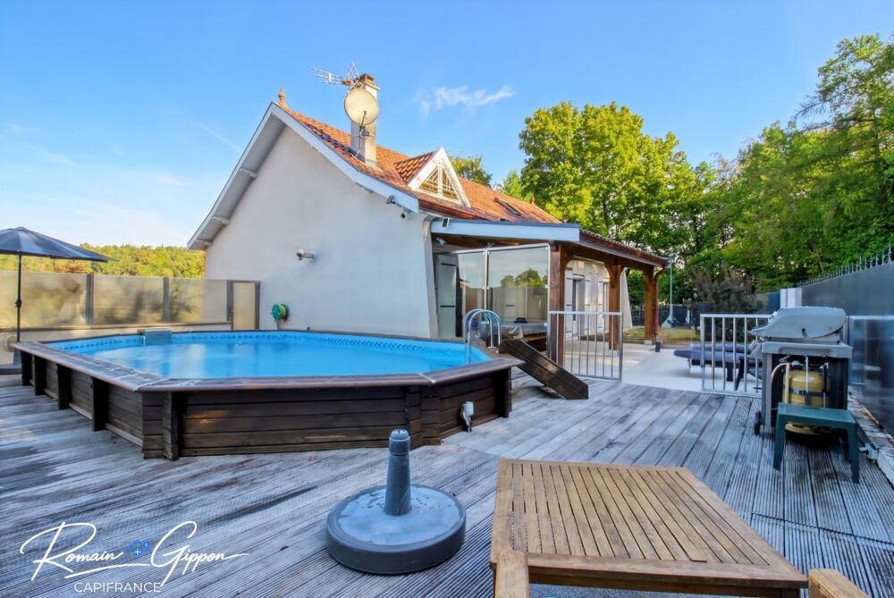 LIVERDUN  MAISON SEMI PLAIN-PIED - 168 M²  4 CHAMBRES  PISCINE CHAUFFÉE  GARAGE DOUBLE