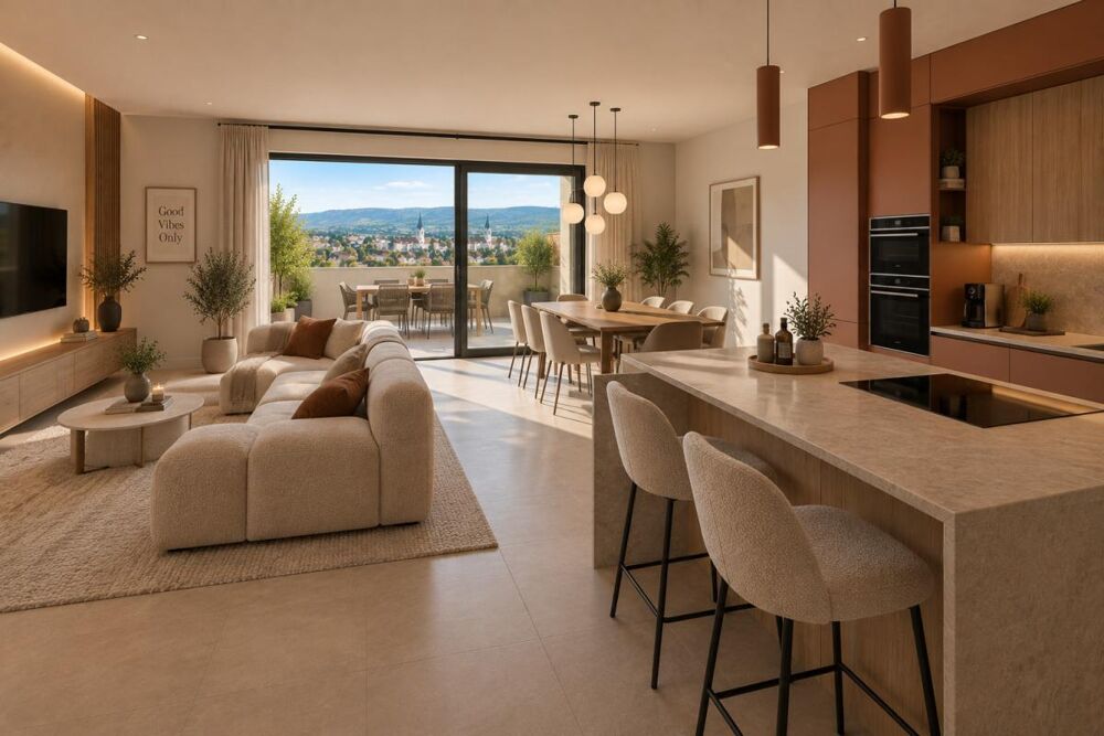 Vente Appartement T4 AMBÉRIEU EN BUGEY 85m² - BALCON - GRAND SÉJOUR/CUISINE Amberieu en bugey
