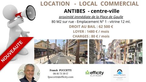 Commerces/Negoce 62500 06600 Antibes