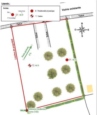  Terrain � vendre 837 m�