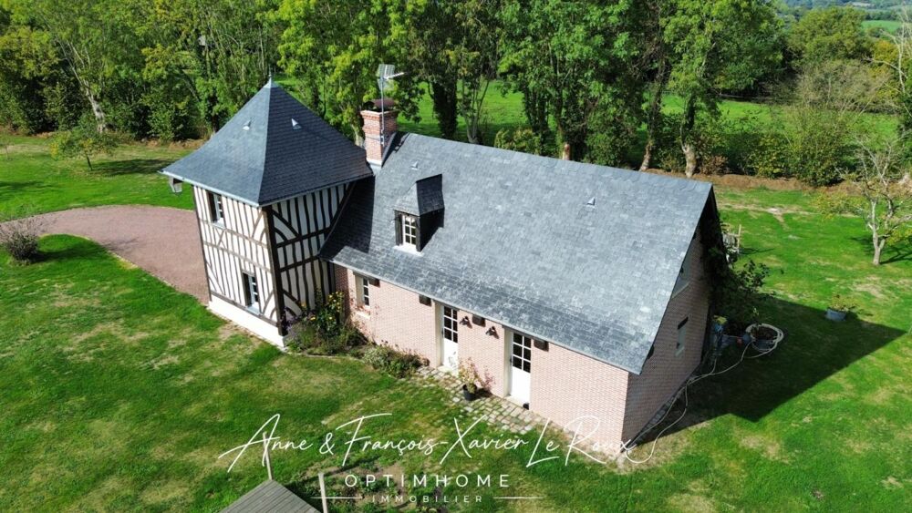 Vente Maison Maison de charme de 100 M2, 5 pièces 3 chambres avec une piscine et annexe sur un terrain de 4700 M2 à BONNEVILLE LA LOUVET (14) Bonneville la louvet