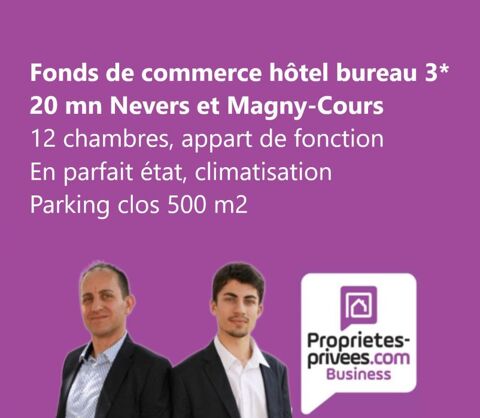 SECTEUR NEVERS -  FONDS DE COMMERCE HOTEL 3* 65000 58470 Magny cours