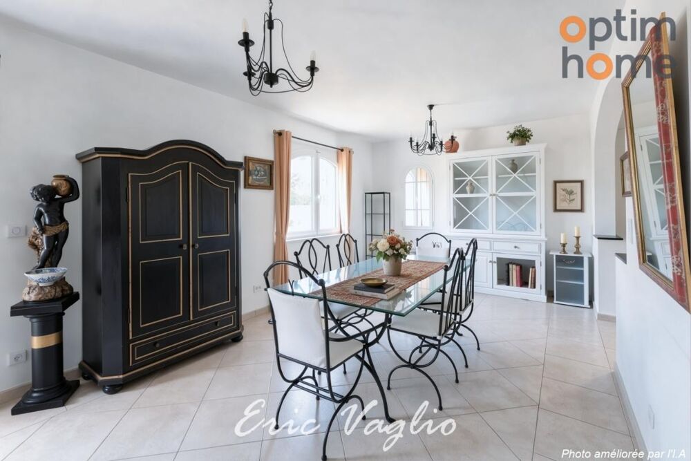 Vente Maison BOUC-BEL-AIR – Villa familiale aux beaux volumes, 174 m² habitables + 107 m² de sous-sol aménagé, piscine chauffée et terrain de Bouc bel air