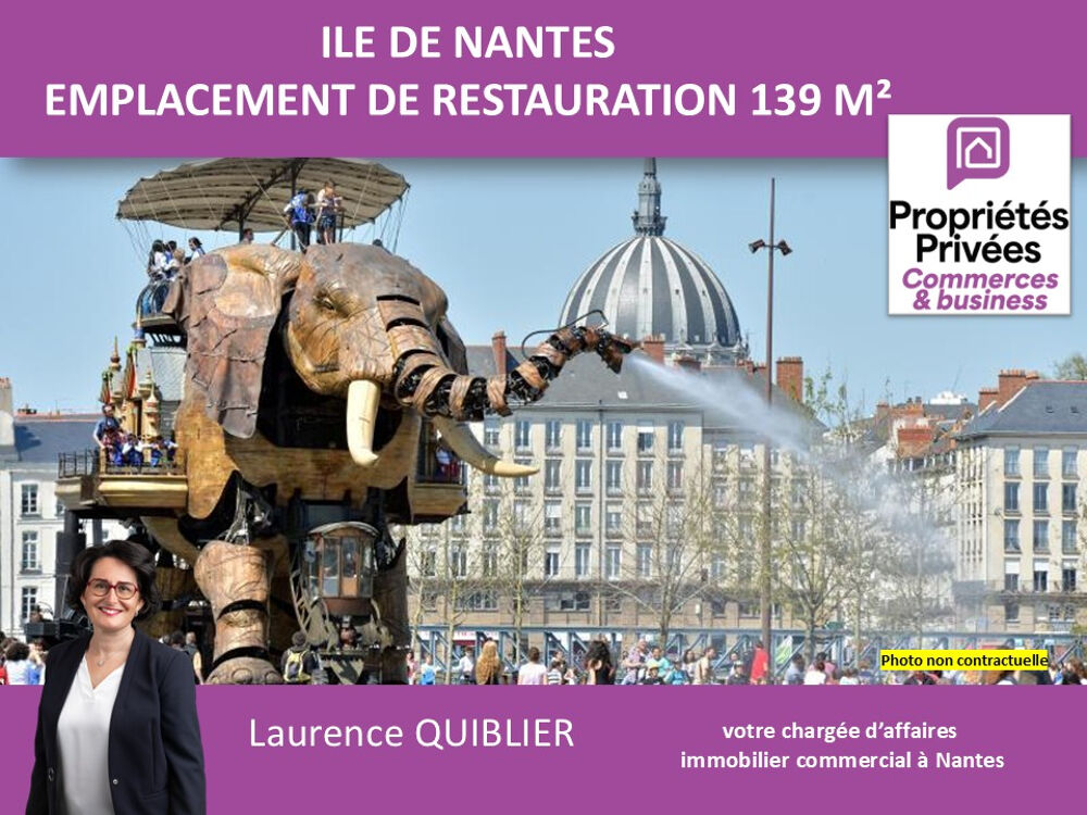   44200 NANTES - CESSION D'UN EMPLACEMENT DE RESTAURATION ? ÎLE DE NANTES ? 139 M² 