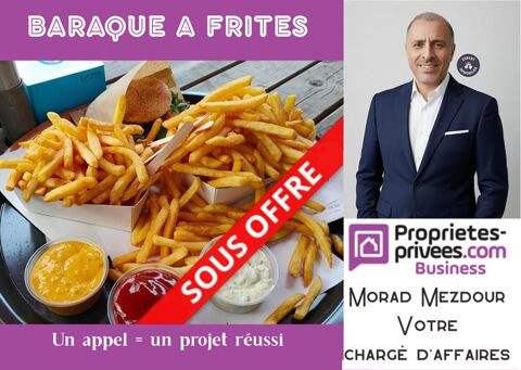   RONCQ - FONDS DE COMMERCE FRITERIE , avec TERRASSE Loyer 850 euros/mois 