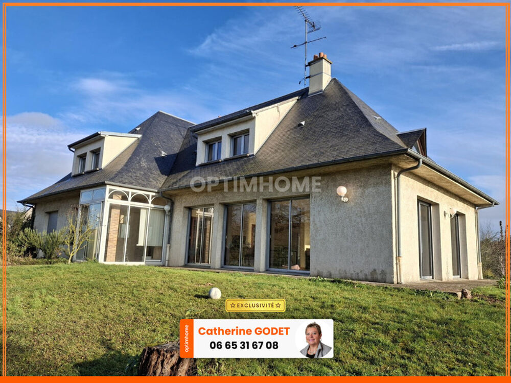 Vente Maison Maison d'architecte des ann�es 80 � 258 m� habitables � Sous-sol total de 150 m� � 5 chambres � Terrain de 4 444 m� Leves