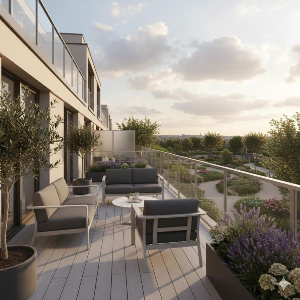 Vente Appartement PROCHE CENTRE VILLE 2 PIÈCES AVEC TERRASSE EXCEPTIONNELLE DE 26M2 + PARKING Noisy le grand