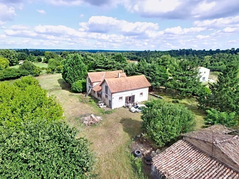 Maison de 140 m2 sur 5 Ha de terrain avec plan d'eau