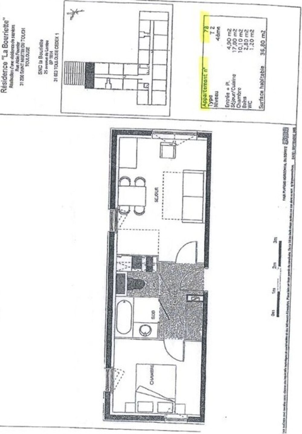 Vente Appartement Appartement – Investissement LMNP immédiat à vendre 2 pièces TOULOUSE (31) Toulouse