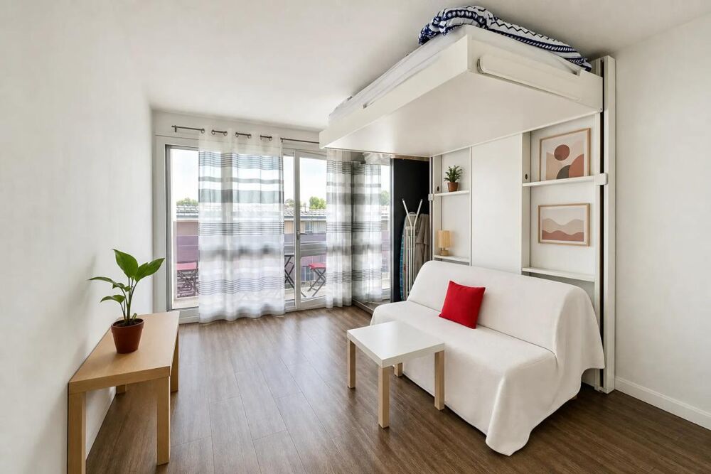 Vente Appartement Studio meublé 18 m² Cachan avec balcon loué Cachan
