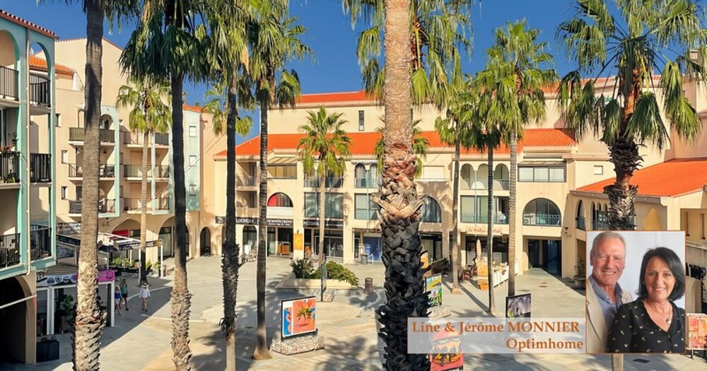 Appartement T2 cabine avec vue sur le port et la mer