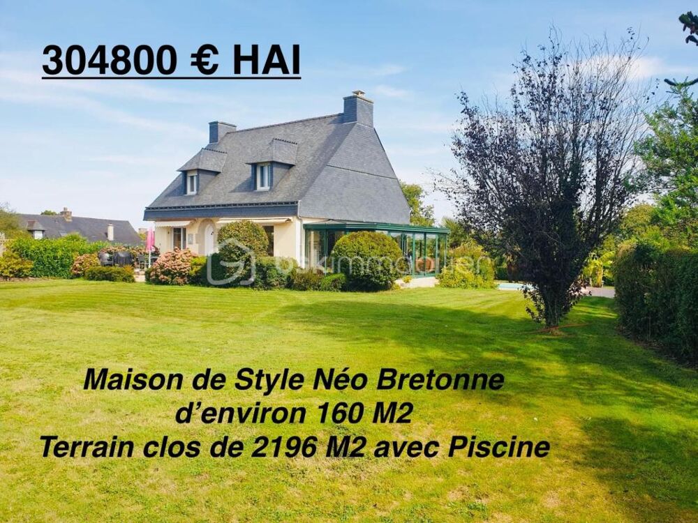 Vente Maison Maison Néo-Bretonne 4 Chambres centre bourg de Guilliers 56490 Guilliers