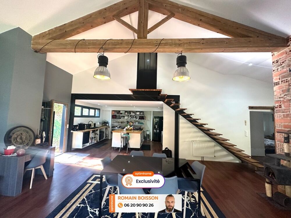 Vente Maison VENTE INTERACTIVE - (11420) - BELPECH - T3 DE 130M2 + CORPS DE FERME - OSSATURE BOIS - VASTE TERRAIN - SPACIEUX - LUMINEUX - Belpech